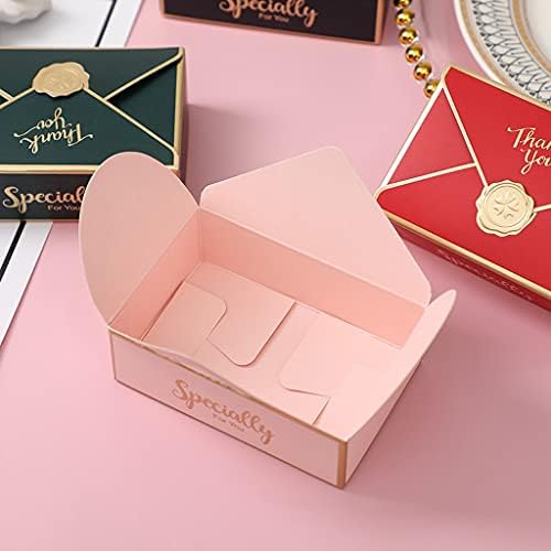 Zjhyxyh פשוט יצירתי ברונזה אריזת קופסאות מתנה צורה צורה של תיקי ממתקים לחתונה מסיבת יום הולדת קופסה קוסמטית אריזה קוסמטית