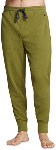 טומי הילפיגר לוגו של גברים מכנסיים תרמיים ירוק מ