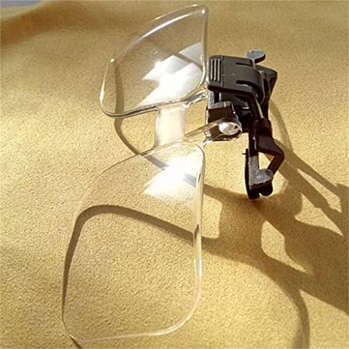זכוכית מגדלת זכוכית מגדלת זכוכית מגדלת עם קליפ אור עבור מלאכת תפירת קריאת מפת