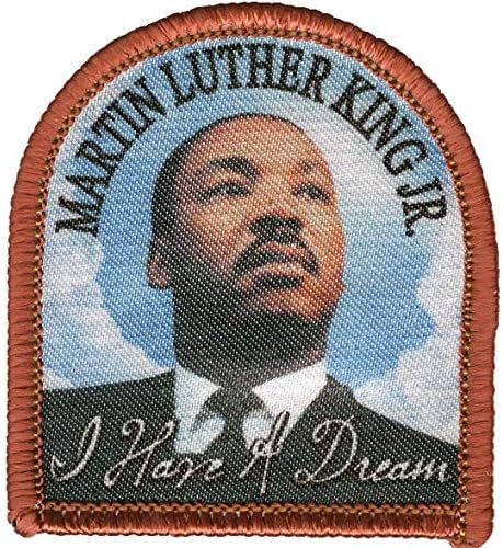 MLK יש לי חלום רקום תפור או טלאי ברזל על זכויות אזרח חוזק אחדות -2 x 2 אינץ 'נשלח מארהב